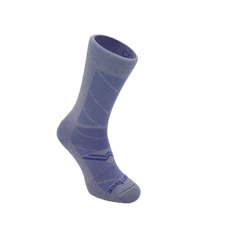 Wrightsock coolmesh ii ljósbláir tveggjalaga sokkar