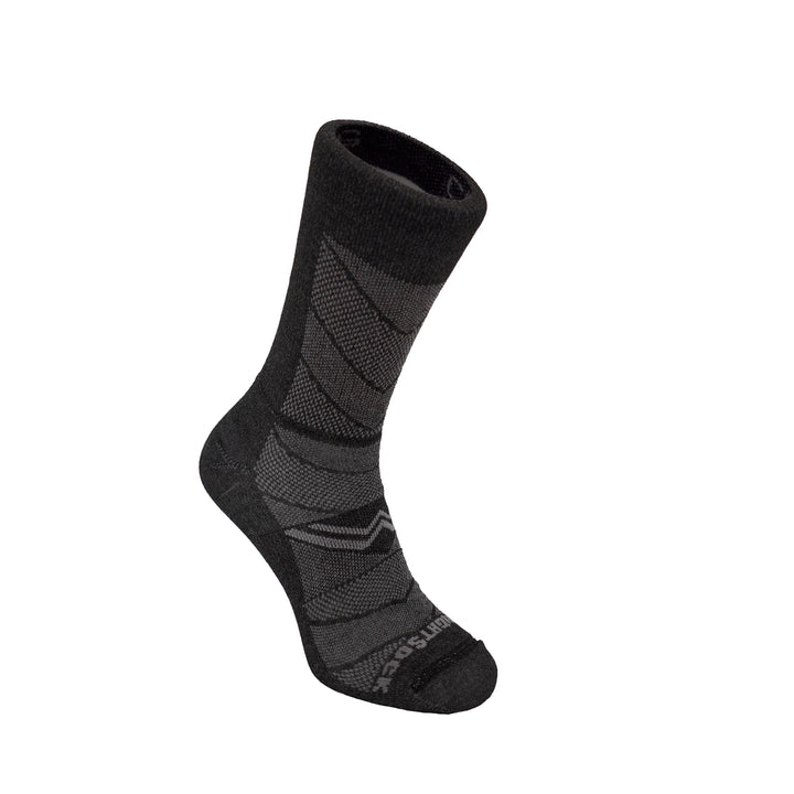 Wrightsock coolmesh ii svartir tveggjalaga sokkar